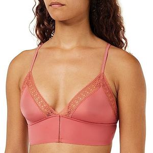 S by sloggi Dames Subtle Bralette Top, Candid Orange, XS