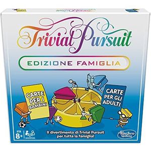 Hasbro Trivial Pursuit Familie-editie, bordspel voor familieavonden, quizavonden vanaf 8 jaar (Box, Hasbro Gaming), meerkleurig