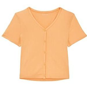 TOM TAILOR Meisjes 1036359 Kinder T-Shirt, 2225-Washed Out Orange, 140, 22225 - Washed Out Orange, 140 cm