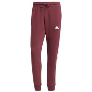 adidas Heren Essentials Fleece Tapered Manchet 3-strepen Broek, M Tall 2