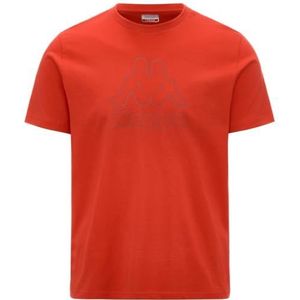 Kappa - KorpoColors - T-shirt - Cremy - Heren - Korte Mouwen - 100% Katoen