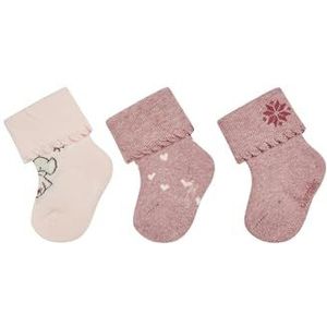 Sterntaler baby sokken 3-pack muis, lichtroze, 15-16