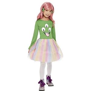 Alien Costume, Green, Dress & Hair Clip, (L)