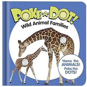 Melissa & Doug 41531 Poke-a-Dot Wild Animal Families | Activiteitenboeken | 3+ | Cadeau voor Jongen of Meisje