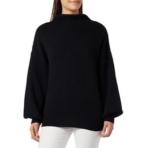 LEOMIA Oversized gebreide damestrui 25825309-le02, zwart, Xs/S sweater, Zwart, XS/S