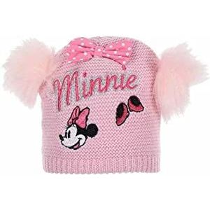 Minnie Mouse Minnie Babymuts, gevoerd, 2 stuks, uniseks, wit of roze, willekeurig (meerkleurig), eenheidsmaat
