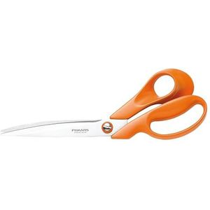 Fiskars Kleermakersschaar, stofschaar, lengte: 27 cm, roestvrij staal/kunststof, oranje, Classic, 1005145