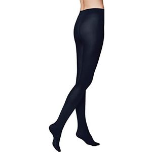 KUNERT Mystique 100 ondoorzichtige panty, met drukvrije feel-good band, zwarte damespanty, mat, 100 den, marineblauw, 44/46