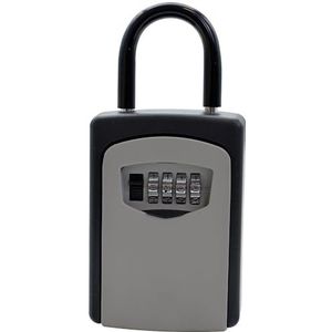 RESKAL Sleutelbox, aluminium, zwart en grijs, normaal