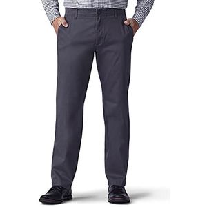 Lee Heren Extreme Comfort Khaki Straight Fit broek, houtskool, 36W / 30L