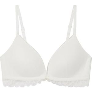 New Flock Off White Triangle Padded BH, geel/wit, 85C