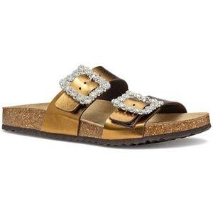 Geox - Brionia R - Sandalen - Zwart - Leer