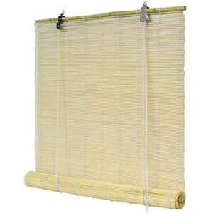Flairdeco Bamboe rolgordijn vrijhangend, bamboe, natuur, 100 x 160 cm