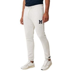 Mexx Heren joggingbroek met kleine opdruk, off-white, XL