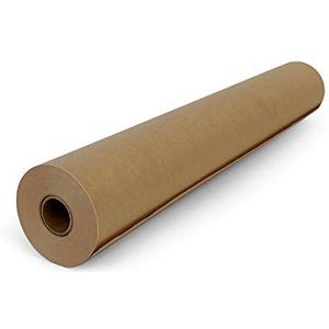 Bruin kraftpapier-papierrol 18""x 21ft - perfect papier voor verpakking - kraftpapier voor het verplaatsen - vloermaskerpapier - 100% gerecycled papier (pak van 1)