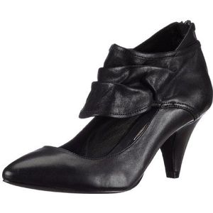 Buffalo silk leather 109-4228, damespumps, zwart, 40 EU