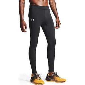 Under Armour Fly Fast HeatGear Tight, verkoelende hardlooppanty's voor heren, lichtgewicht compressie-workoutlegging, tweede-huid atletische gymlegging in zwart heren