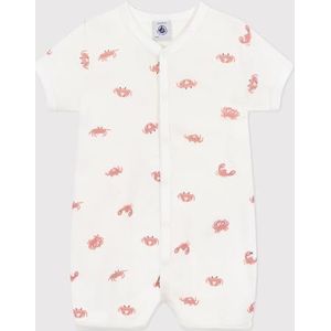 Petit Bateau Uniseks baby combicourt, wit/meerkleurig., 6 Maanden