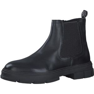 MARCO TOZZI by Guido Maria Kretschmer Chelsea Boots voor heren, van leer, met ritssluiting, zwart, 43 EU