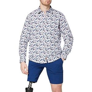 Joe Browns Heren Briljant Bird Shirt Casual - wit - XL