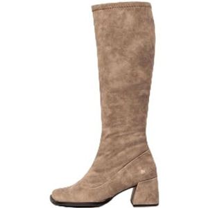 Artvoor vrouwen. 117081120003_020 1708 Verona beige leren laarzen (36), Leer, 5 tot 8 cm, Ritssluiting, Casual
