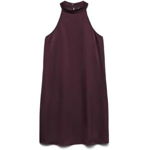 VERO MODA Vmelena WVN Halslijn, korte jurk, Winetasting, XL