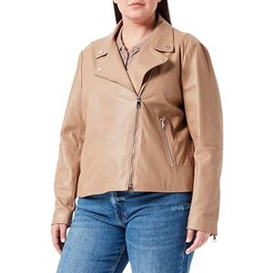 BOSS C_saleli1 leren jas Vrouwen, Beige, 36