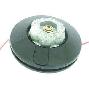 Greenstar nylondraadkop voor metalen knop, met adapter 4041 M10 x 1,00 FG zwart.