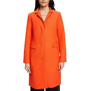ESPRIT Dames 013EE1G358 jas, 635/oranje rood, L, 635/oranje-rood, L