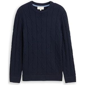 TOM TAILOR heren trui, 10668 - Sky Captain Blue, XL
