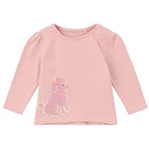 s.Oliver Junior Girl's T-shirt, lange mouwen, roze, 68, roze, 68 cm