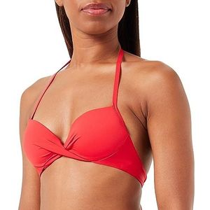 United Colors of Benetton Gevoerde BH 3P5H5R00Q bovendeel van de bikini, rood 08J, XS dames, Rood 08J, XS