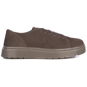 Dr. Martens 6 Eye Shoe Springerlaarzen voor heren, Gunmetal E H suède, 37 EU