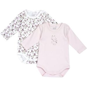 Chicco - Set van Twee Bodysuits - Lichtroze - Lange Mouwen - Baby Meisje