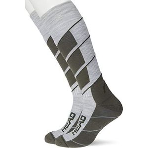 HEAD Kniehoge V-vormige skisokken, uniseks, set van 2