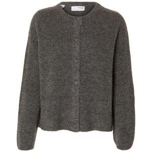 Selected - Lulu New - Cardigan - Ronde Hals - Lange Mouwen - Knoopsluiting