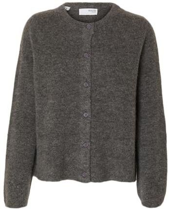 Selected - Lulu New - Cardigan - Ronde Hals - Lange Mouwen - Knoopsluiting