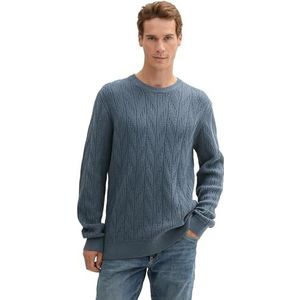 Tom Tailor - Gebreide Pullover - Heren - Ronde Hals - Lange Mouwen
