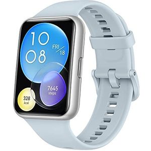 HUAWEI Watch FIT 2 Smartwatch, 1,74'' HUAWEI FullView-display, Bluetooth-oproepen, gezondheidsbeheer, lange batterijduur, geanimeerde snelle trainingen, SpO2-detectie, Blauw