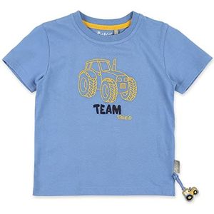 sigikid T-shirt van biologisch katoen voor mini jongens in de maten 98 tot 128, blauw, 128 cm