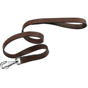 Ferplast 75143958 leren riem voor honden, Vip G20/120, breedte: 2,0 cm, lengte: 120 cm, bruin