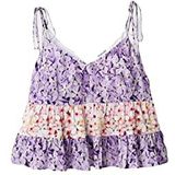 Spaghetti Top - Gebloemd - V-hals - Lange Spaghettibandjes - Lenzing EcoVero Viscose