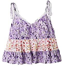 Spaghetti Top - Gebloemd - V-hals - Lange Spaghettibandjes - Lenzing EcoVero Viscose