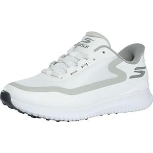 Skechers Heren Go Golf Vlucht Trainers, White/Grey, 42 EU