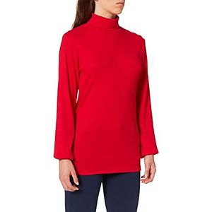 Trigema Ski-/sportrolli voor dames met lange mouwen, rood (kersen), XS