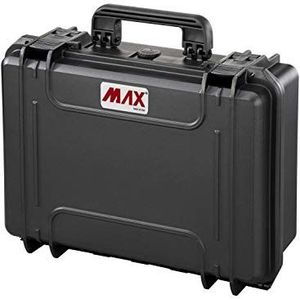 Max Cases luchtdichte koffer met kubusspons met hoge dichtheid voor het vervoer en bescherming van apparaten en materialen, MAX430HDS, binnenafmetingen 426 x 290 x 159 mm