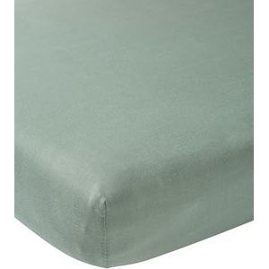 Meyco Baby Uni Hoeslaken Juniorbed - Stone Green - 70x140/150cm