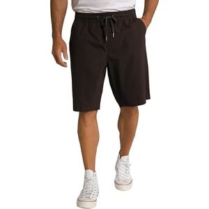 JP 1880 - Herenbermuda - Donkerbruin - Flexnamic - Elastische Tailleband - 4 Zakken