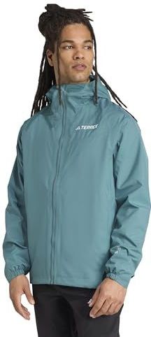 adidas Heren Terrex Multi 2 Layer RAIN.RDY Jacket, preloved teal, S