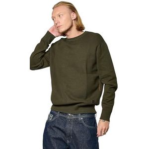 Kaporal Heren trui regular fit, lange mouwen, ronde hals, Bily, kleur: donkerkaki, maat S, S, Donkere Kaki, S